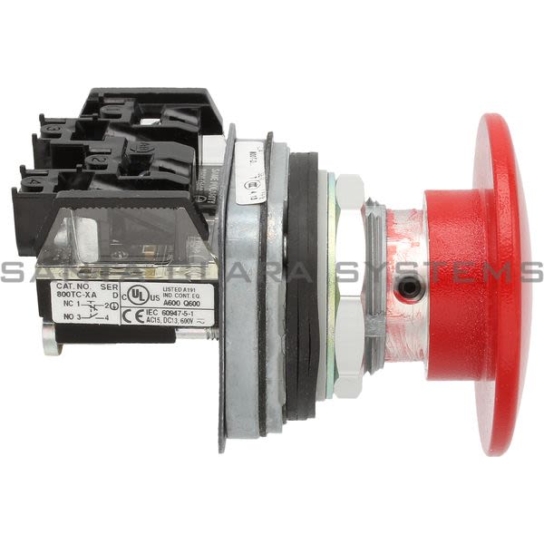 Allen Bradley 800TC-D6LA Pushbutton | Finger Safe Product Image