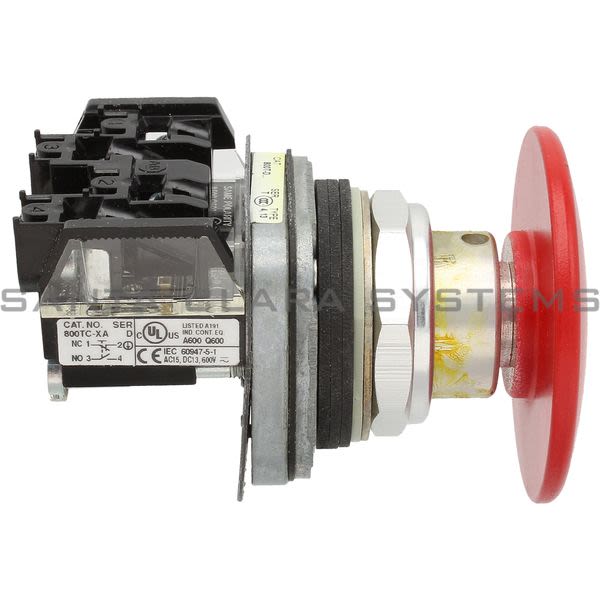 Allen Bradley 800TC-D6LFA Pushbutton | Finger Safe Product Image