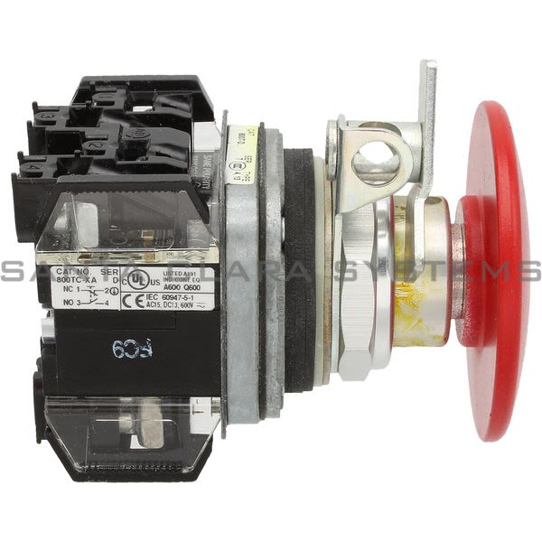 Allen Bradley 800TC-D6LQB Pushbutton | Finger Safe Product Image