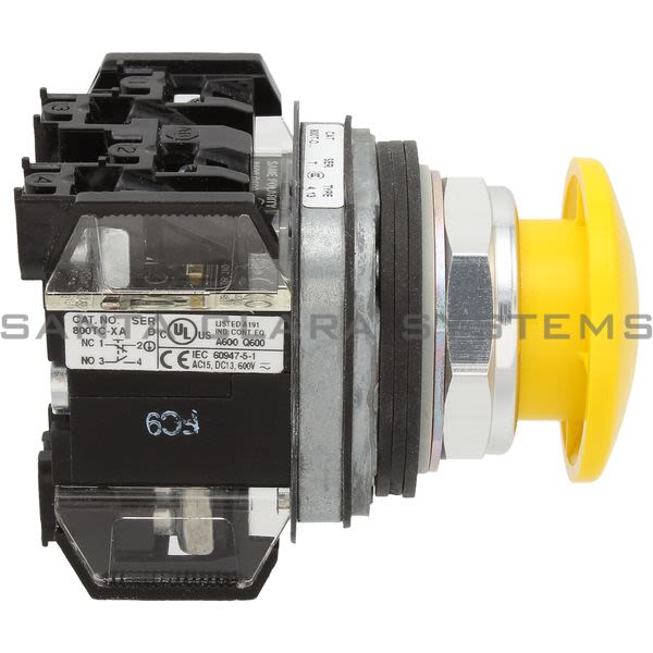 Allen Bradley 800TC-D9B Pushbutton | Finger Safe Product Image