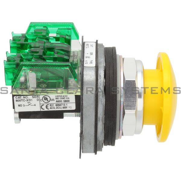 Allen Bradley 800TC-D9D1 Pushbutton | Finger Safe Product Image