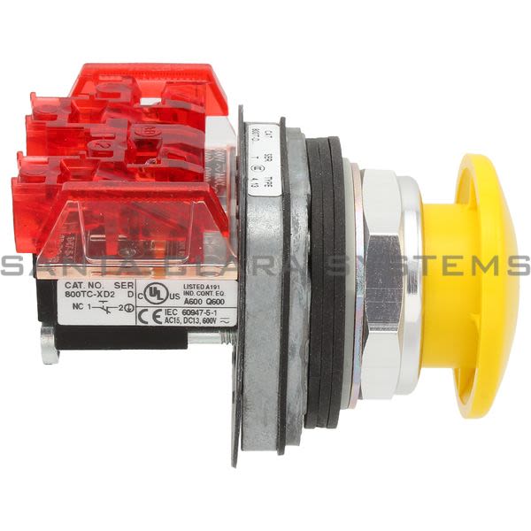 Allen Bradley 800TC-D9D2 Pushbutton | Finger Safe Product Image