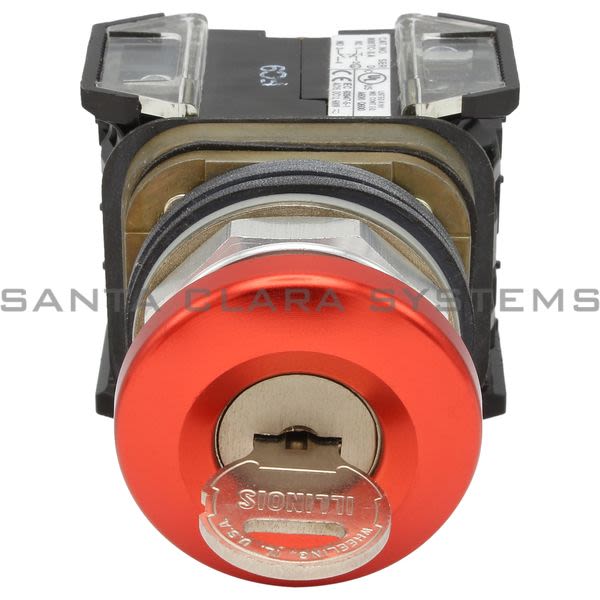 Allen Bradley 800TC-E1544M6B Pushbutton | Finger Safe Product Image