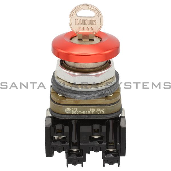 Allen Bradley 800TC-E1544M6B Pushbutton | Finger Safe Product Image