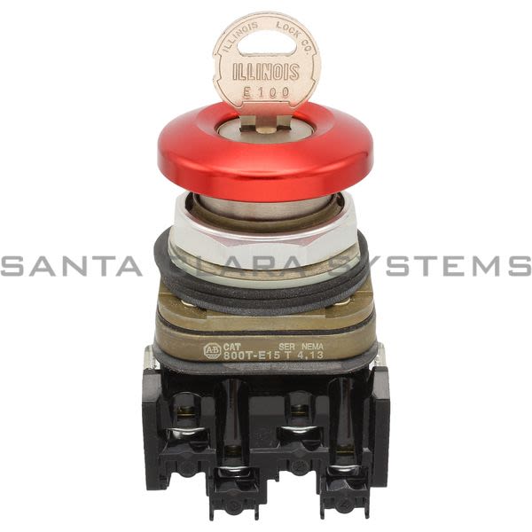 Allen Bradley 800TC-E1546M6A Pushbutton | Finger Safe Product Image