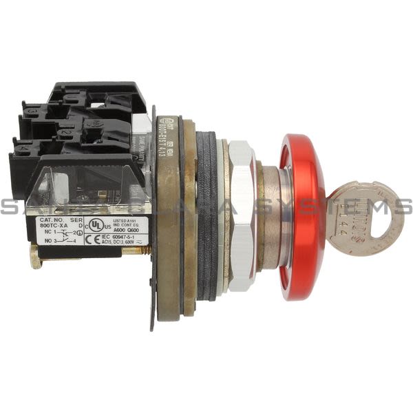Allen Bradley 800TC-E1552M6A Pushbutton | Finger Safe Product Image