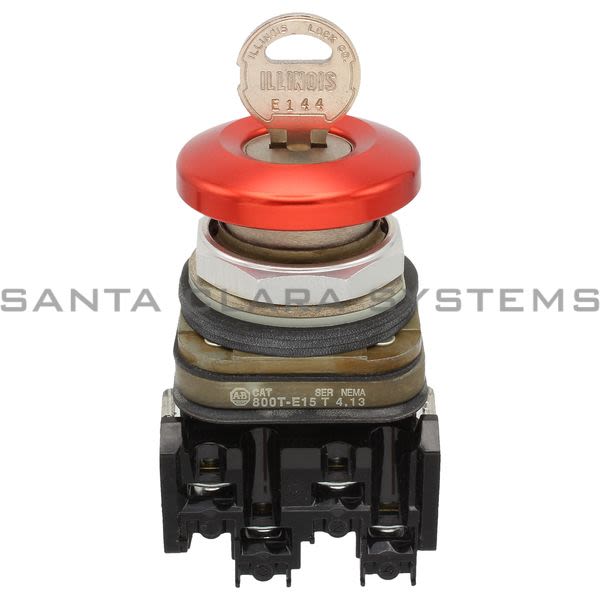 Allen Bradley 800TC-E1552M6A Pushbutton | Finger Safe Product Image