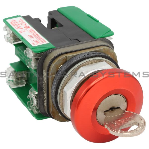 Allen Bradley 800TC-E1552M6BP Pushbutton | Finger Safe Product Image