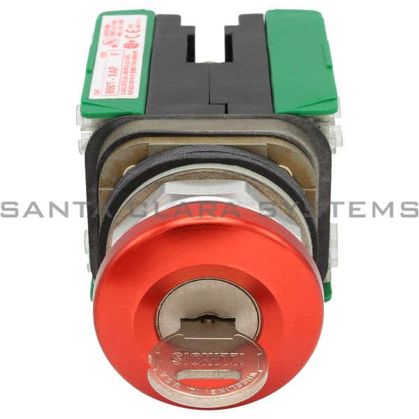 Allen Bradley 800TC-E1552M6BP Pushbutton | Finger Safe Product Image