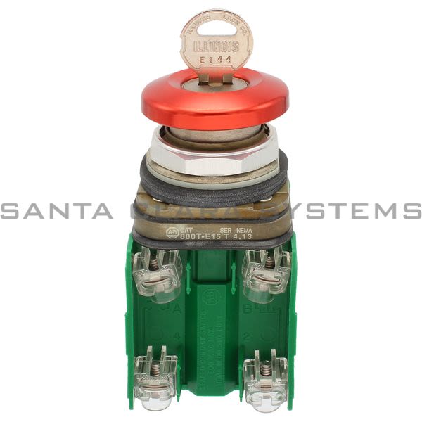 Allen Bradley 800TC-E1552M6BP Pushbutton | Finger Safe Product Image