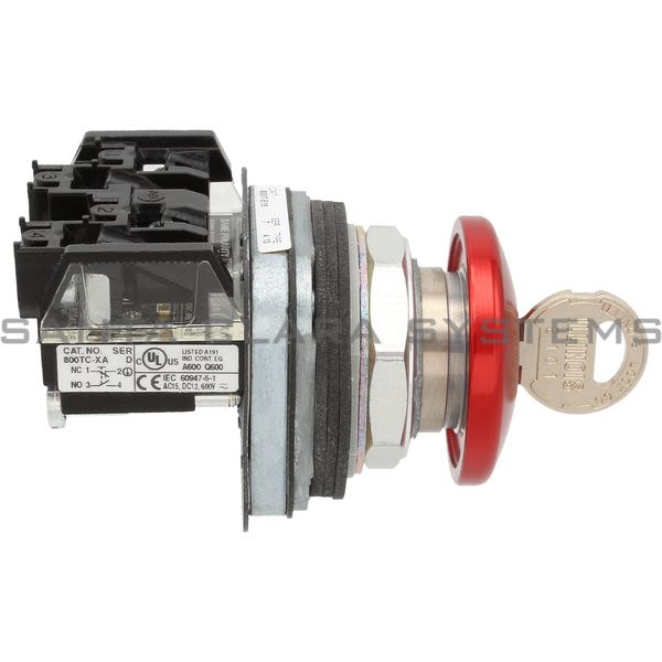 Allen Bradley 800TC-E1554M6A Pushbutton | Finger Safe Product Image