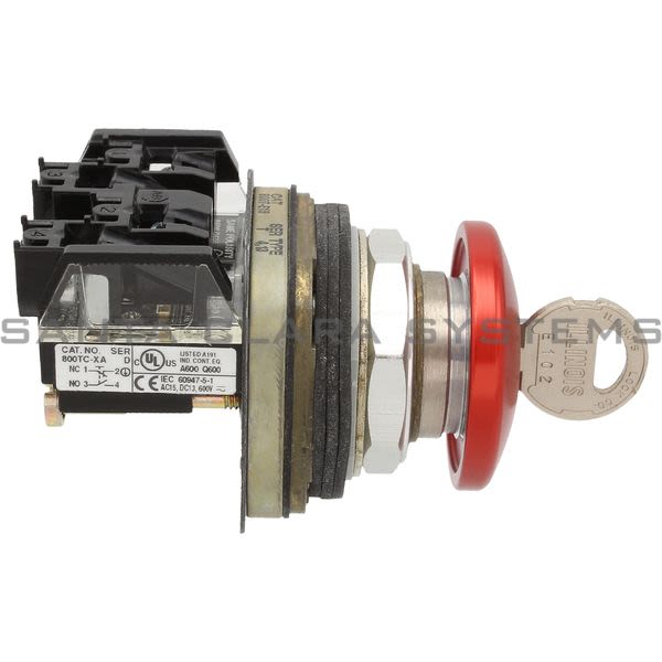Allen Bradley 800TC-E1555M6A Pushbutton | Finger Safe Product Image