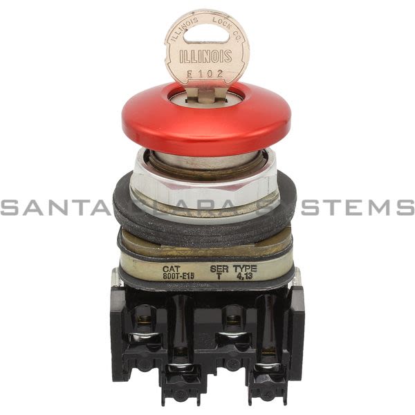 Allen Bradley 800TC-E1555M6A Pushbutton | Finger Safe Product Image