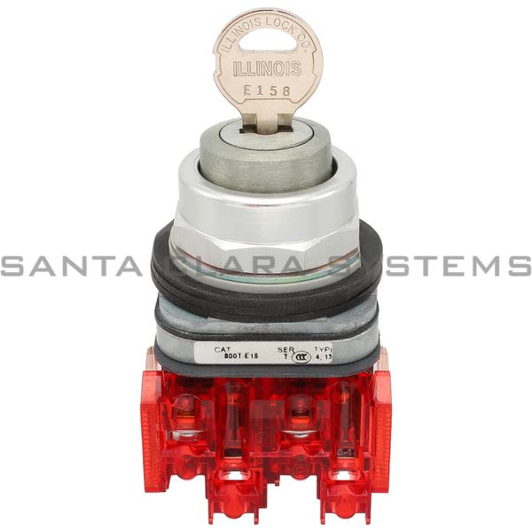 Allen Bradley 800TC-E15A4 Pushbutton | Finger Safe Product Image