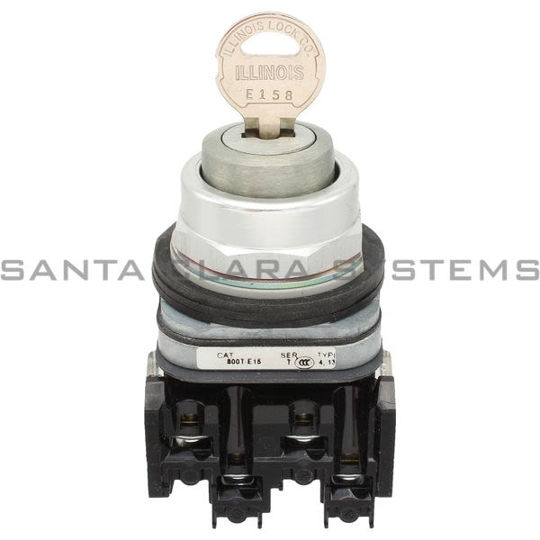 Allen Bradley 800TC-E15B Pushbutton | Finger Safe Product Image