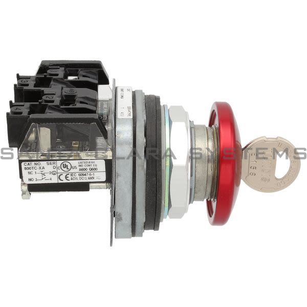 Allen Bradley 800TC-E15M6A Pushbutton | Finger Safe Product Image