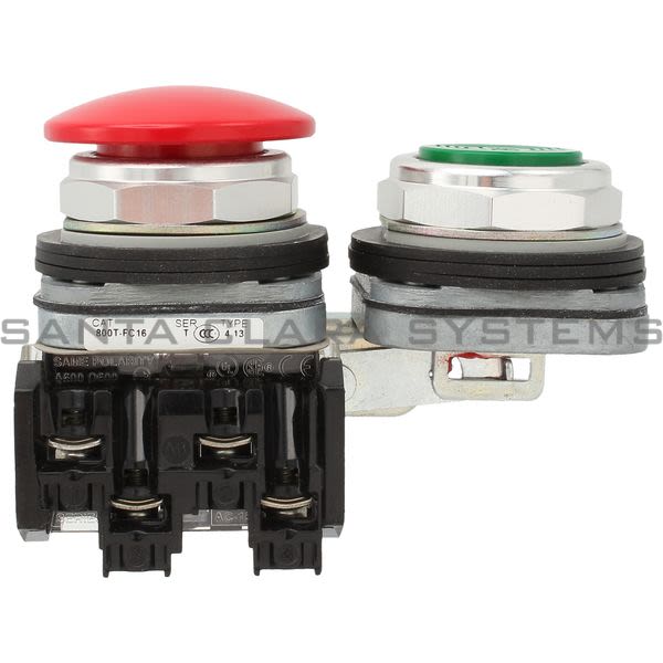 Allen Bradley 800TC-FC16A Pushbutton | Finger Safe Product Image