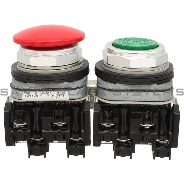 Allen Bradley 800TC-FC16F Pushbutton | Finger Safe Product Image