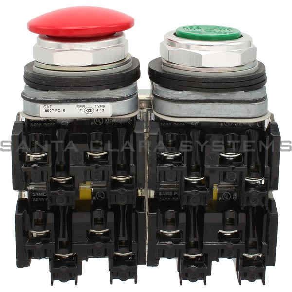 Allen Bradley 800TC-FC16J Pushbutton | Finger Safe Product Image
