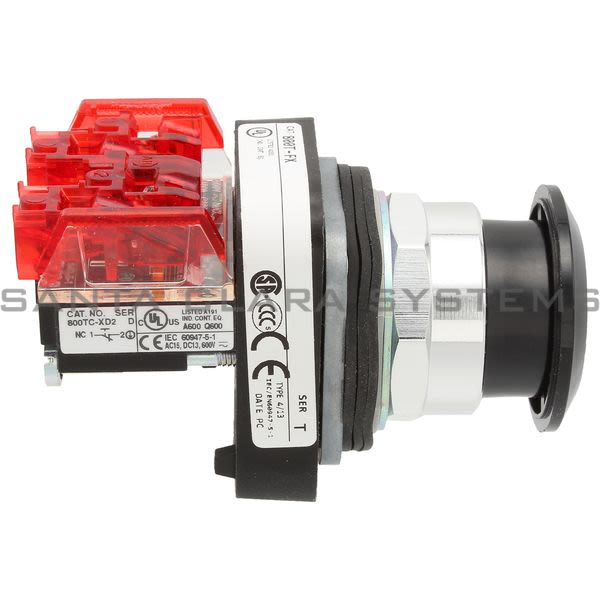 Allen Bradley 800TC-FX2D2 Pushbutton | Finger Safe Product Image