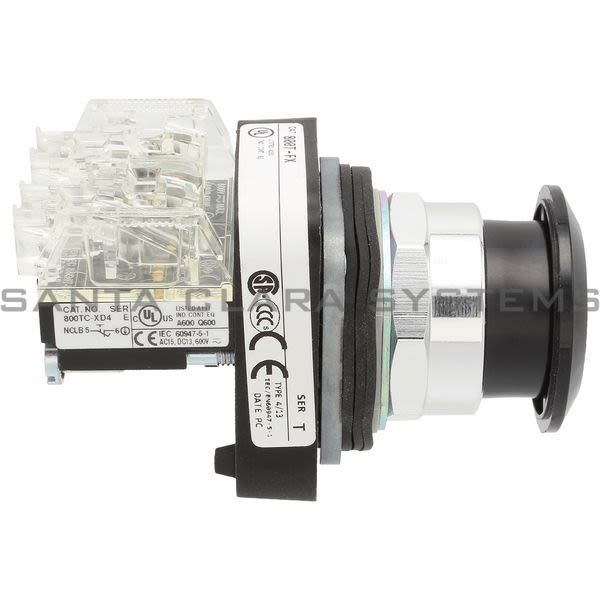 Allen Bradley 800TC-FX2D4 Pushbutton | Finger Safe Product Image