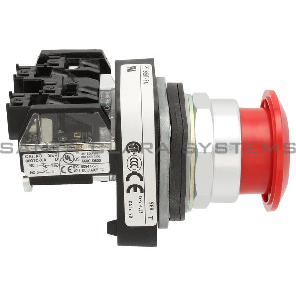 Allen Bradley 800TC-FX6A Pushbutton | Finger Safe Product Image