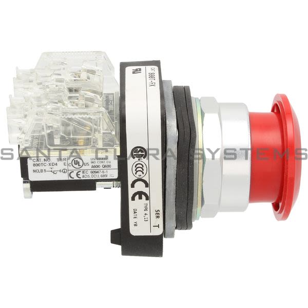 Allen Bradley 800TC-FX6D4 Pushbutton | Finger Safe Product Image