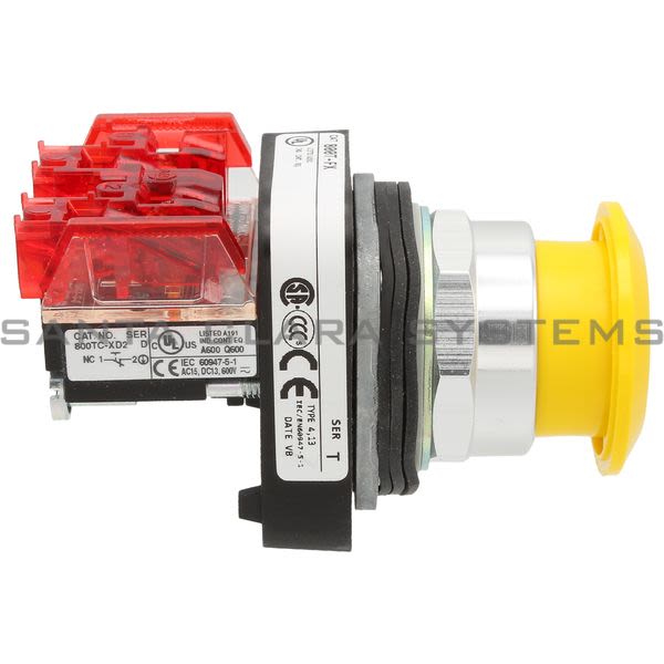 Allen Bradley 800TC-FX9D2 Pushbutton | Finger Safe Product Image