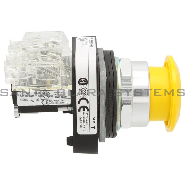 Allen Bradley 800TC-FX9D4 Pushbutton | Finger Safe Product Image