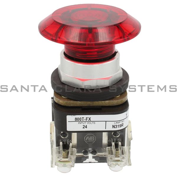 Allen Bradley 800TC-FXJQH24RA Pushbutton | Finger Safe Product Image