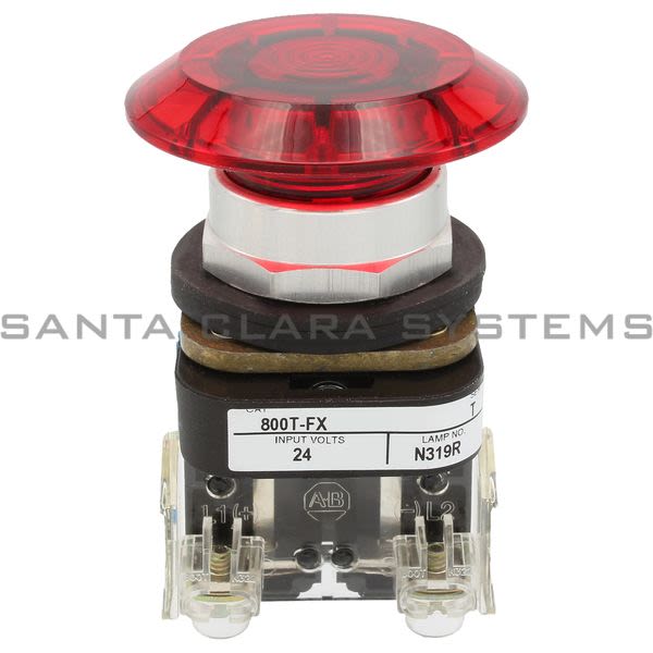 Allen Bradley 800TC-FXJQH24RAV Pushbutton | Finger Safe Product Image