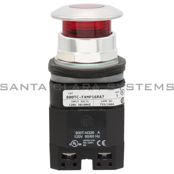 Allen Bradley 800TC-FXMP16RA7 Pushbutton | Finger Safe Product Image