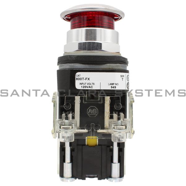 Allen Bradley 800TC-FXMQ10RA1 Pushbutton | Finger Safe Product Image