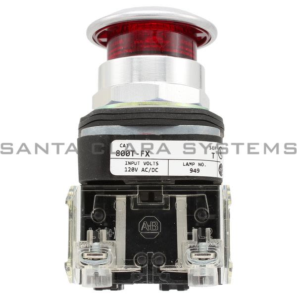 Allen Bradley 800TC-FXQ10RA Pushbutton | Finger Safe Product Image