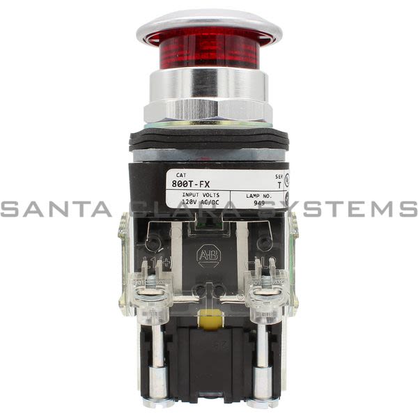 Allen Bradley 800TC-FXQ10RA1 Pushbutton | Finger Safe Product Image