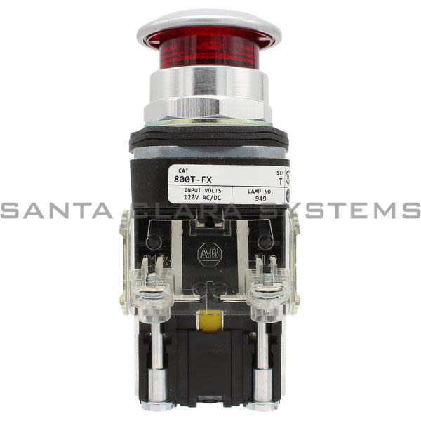 Allen Bradley 800TC-FXQ10RA5 Pushbutton | Finger Safe Product Image