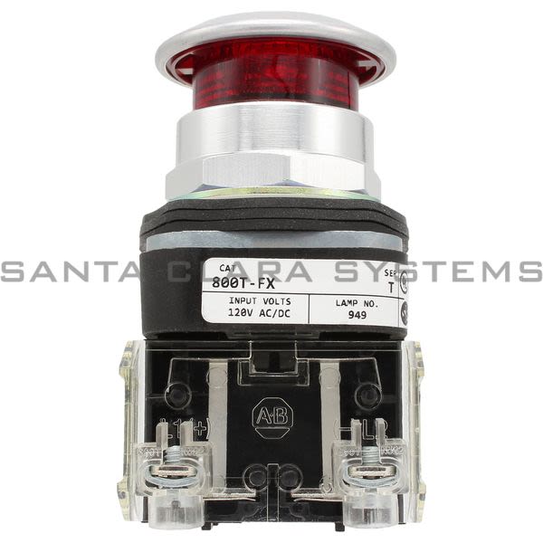 Allen Bradley 800TC-FXQ10RD4 Pushbutton | Finger Safe Product Image