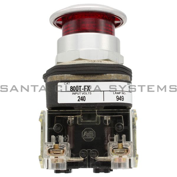 Allen Bradley 800TC-FXQ20RA Pushbutton | Finger Safe Product Image