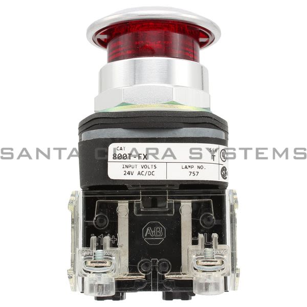 Allen Bradley 800TC-FXQ24RA Pushbutton | Finger Safe Product Image