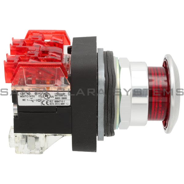Allen Bradley 800TC-FXQ24RD2 Pushbutton | Finger Safe Product Image
