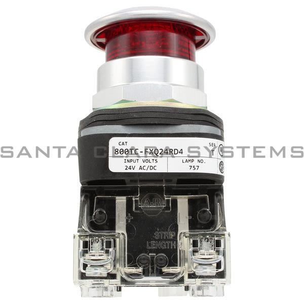 Allen Bradley 800TC-FXQ24RD4 Pushbutton | Finger Safe Product Image