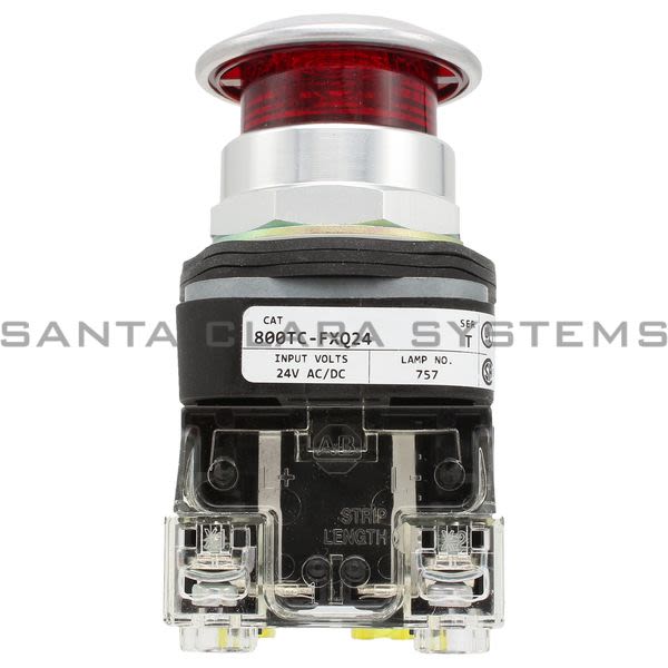 Allen Bradley 800TC-FXQ24RD4S Pushbutton | Finger Safe Product Image