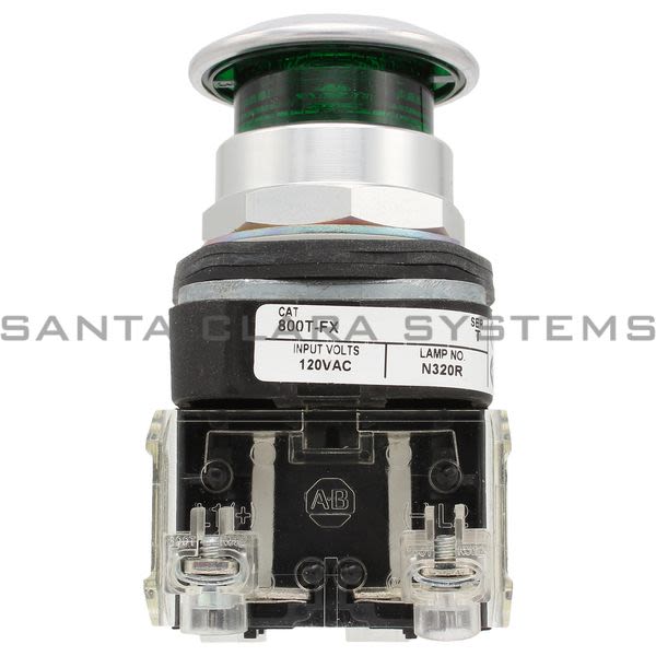 Allen Bradley 800TC-FXQH10GD4 Pushbutton | Finger Safe Product Image