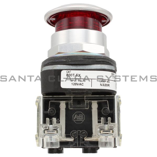 Allen Bradley 800TC-FXQH10RA Pushbutton | Finger Safe Product Image