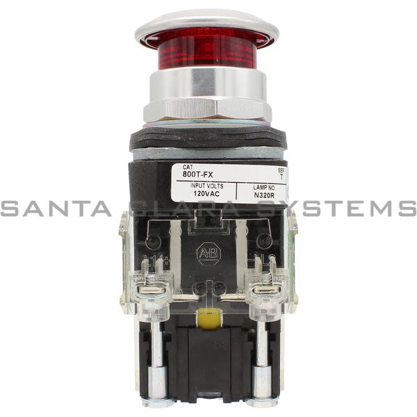Allen Bradley 800TC-FXQH10RA1 Pushbutton | Finger Safe Product Image