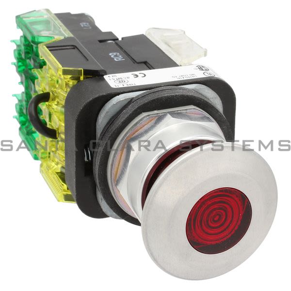 Allen Bradley 800TC-FXQH10RA1S Pushbutton | Finger Safe Product Image