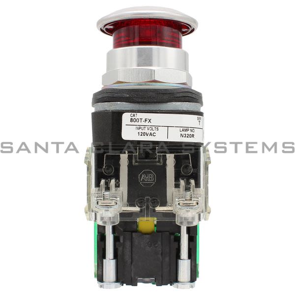 Allen Bradley 800TC-FXQH10RA1S Pushbutton | Finger Safe Product Image