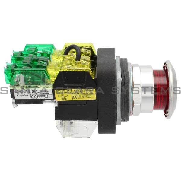 Allen Bradley 800TC-FXQH10RA1S Pushbutton | Finger Safe Product Image