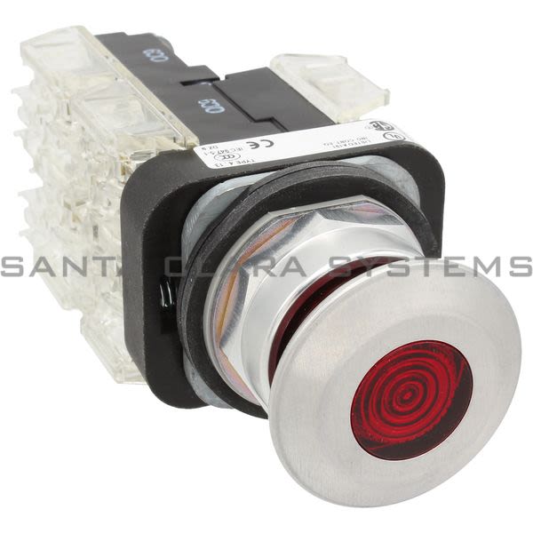 Allen Bradley 800TC-FXQH10RA5 Pushbutton | Finger Safe Product Image