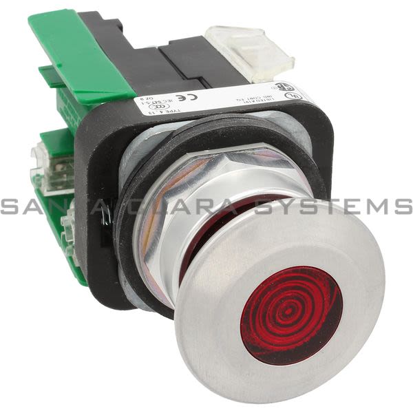 Allen Bradley 800TC-FXQH10RD2P Pushbutton | Finger Safe Product Image